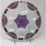 Click here for more information about Purple Glass Seder Plate