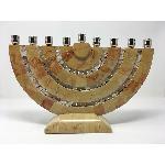 Click here for more information about Classic Jerusalem Stone Menorah 